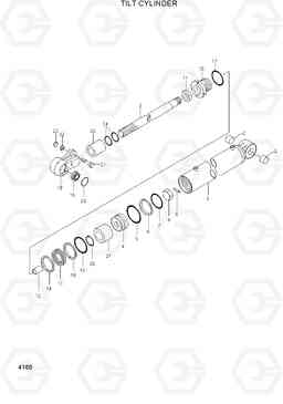 4100 TILT CYLINDER HDF35/45AII, Hyundai