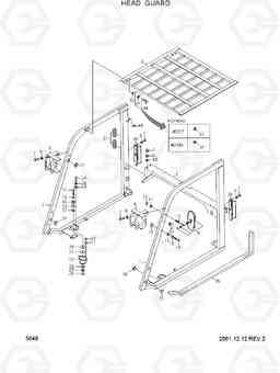 5040 HEAD GUARD HDF35/45AII, Hyundai