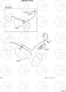 3080 BRAKE PIPING HDF50/70III, Hyundai