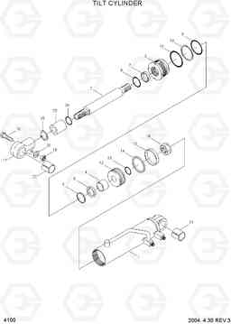 4100 TILT CYLINDER HDF50/70III, Hyundai