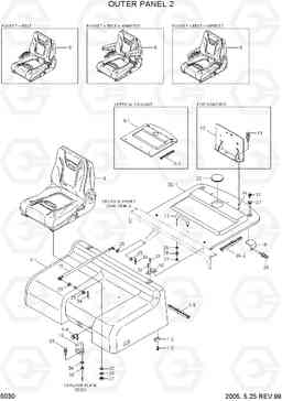 5030 OUTER PANEL 2 HDF50/70III, Hyundai