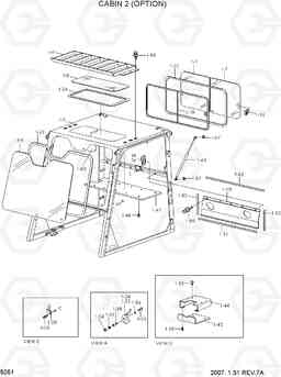 5051 CABIN 2(OPTION) HDF50/70III, Hyundai
