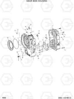 6050 GEAR BOX HOUSING HDF50/70III, Hyundai