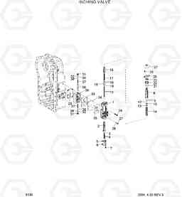 6130 INCHING VALVE HDF50/70III, Hyundai