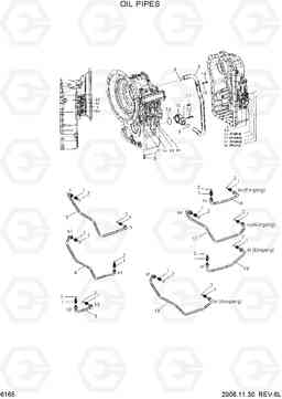 6165 OIL PIPES HDF50/70III, Hyundai