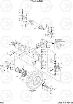 6220 TRAIL AXLE HDF50/70III, Hyundai