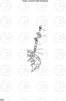9230 FUEL INJECTION NOZZLE HDF50/70III, Hyundai