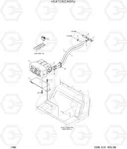 1060 HEATER(CABIN) HDF50/70-7, Hyundai