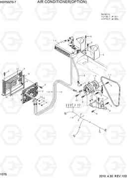 1075 AIR CONDITIONER(OPTION) HDF50/70-7, Hyundai