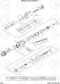 3B41 BRAKE VALVE(WET) HDF50/70-7, Hyundai