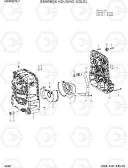 4040 GEARBOX HOUSING 1(OLD) HDF50/70-7, Hyundai