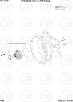 4430 PRESSURE OIL PUMP(NEW) HDF50/70-7, Hyundai