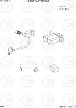 4470 LOOSE PARTS(NEW) HDF50/70-7, Hyundai