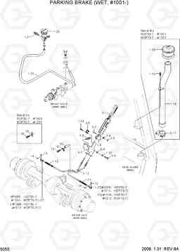 5055 PARKING BRAKE(WET,#1001-) HDF50/70-7, Hyundai