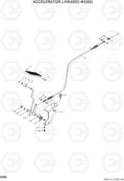 5060 ACCELERATOR LINKAGE HDF50/70-7, Hyundai