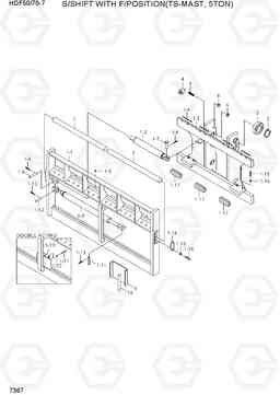 7367 S/SHIFT WITH F/POSITION(TS-MAST,5TON) HDF50/70-7, Hyundai