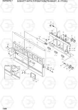 7368 S/SHIFT WITH F/POSITION(TS-MAST,6~7TON) HDF50/70-7, Hyundai