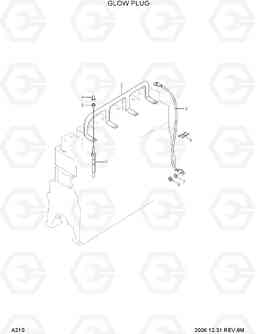 A210 GLOW PLUG HDF50/70-7, Hyundai