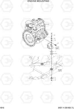 1010 ENGINE MOUNTING HDF50/70-7S, Hyundai