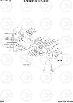 2040 DASHBOARD HARNESS HDF50/70-7S, Hyundai