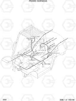 2050 FRAME HARNESS HDF50/70-7S, Hyundai