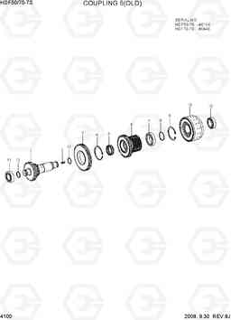 4100 COUPLING 5(OLD) HDF50/70-7S, Hyundai