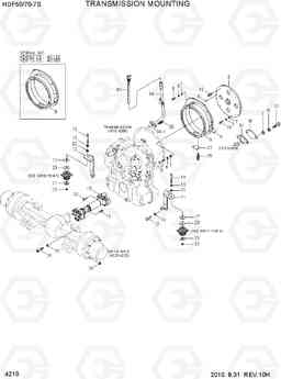 4210 TRANSMISSION MOUNTING HDF50/70-7S, Hyundai