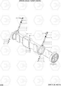 4290 DRIVE AXLE 1(WET,NEW) HDF50/70-7S, Hyundai