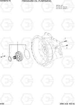 4430 PRESSURE OIL PUMP(NEW) HDF50/70-7S, Hyundai