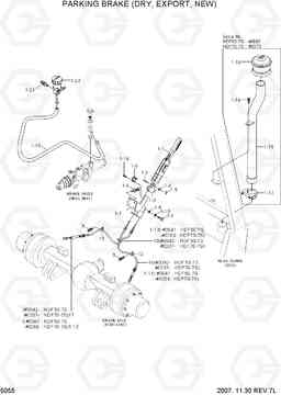 5055 PARKING BRAKE(DRY, EXPORT, NEW) HDF50/70-7S, Hyundai