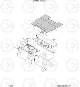 6020 OUTER PANEL 1(OLD) HDF50/70-7S, Hyundai