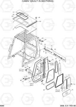 6090 CABIN 1(BUILT IN SECTIONS) HDF50/70-7S, Hyundai