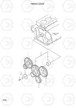 9120 TIMING GEAR HDF50/70-7S, Hyundai