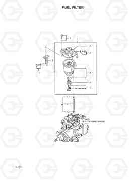 9240 FUEL FILTER HDF50/70-7S, Hyundai