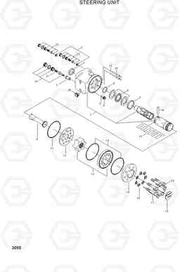 3090 STEERING UNIT HDF50/70A, Hyundai