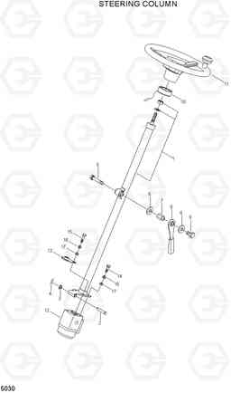 5030 STEERING COLUMN HDF50/70A, Hyundai