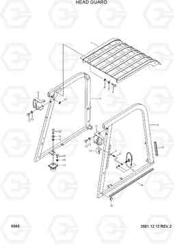 6040 HEAD GUARD HDF50/70A, Hyundai