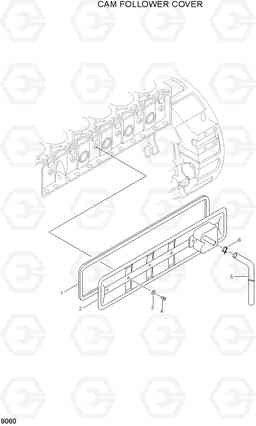 9060 CAM FOLLOWER COVER HDF50/70A, Hyundai