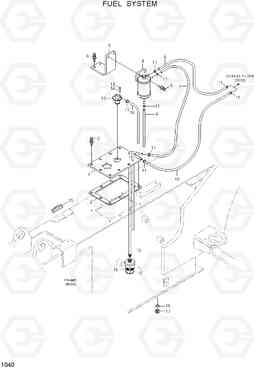 1040 FUEL SYSTEM HDF80III, Hyundai