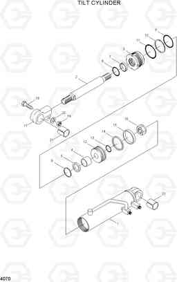 4070 TILT CYLINDER HDF80III, Hyundai