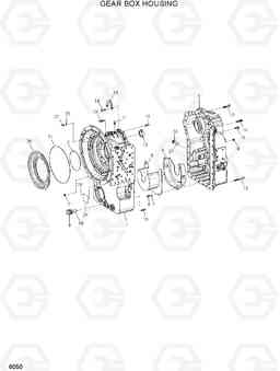 6050 GEAR BOX HOUSING HDF80III, Hyundai