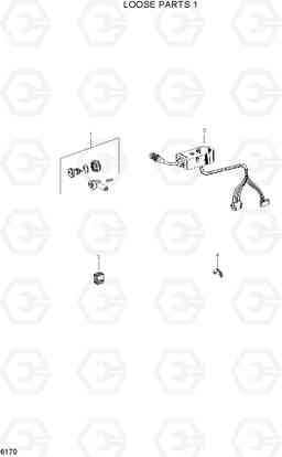 6170 LOOSE PARTS 1 HDF80III, Hyundai