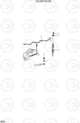 9250 GLOW PLUG HDF80III, Hyundai