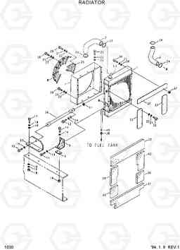 1030 RADIATOR HL17C, Hyundai