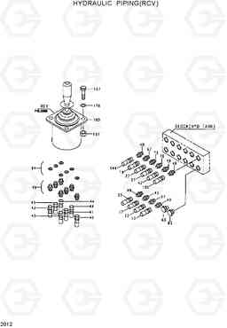 2012 HYDRAULIC PIPING(RCV) HL17C, Hyundai