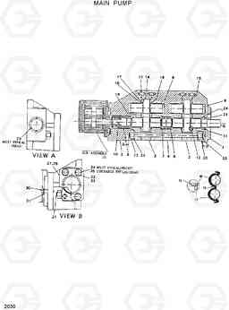 2030 MAIN PUMP HL17C, Hyundai