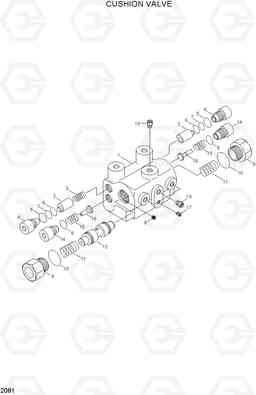 2081 CUSHION VALVE HL17C, Hyundai