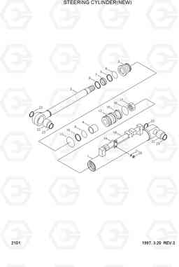 2101 STEERING CYLINDER(#0298-) HL17C, Hyundai