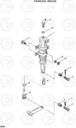 3040 PARKING BRAKE HL17C, Hyundai