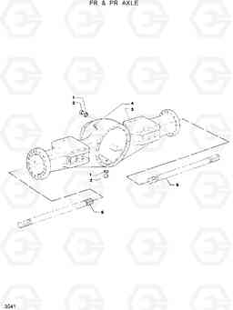 3041 FR & RR AXLE HL17C, Hyundai